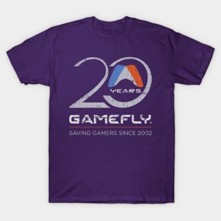 20th Anniversary GameFly Logo Distressed T-Shirt